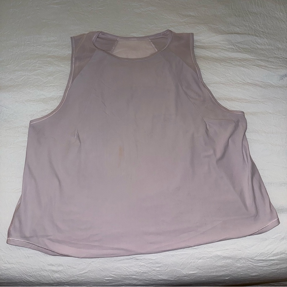 Lululemon sculpt cropped tank top